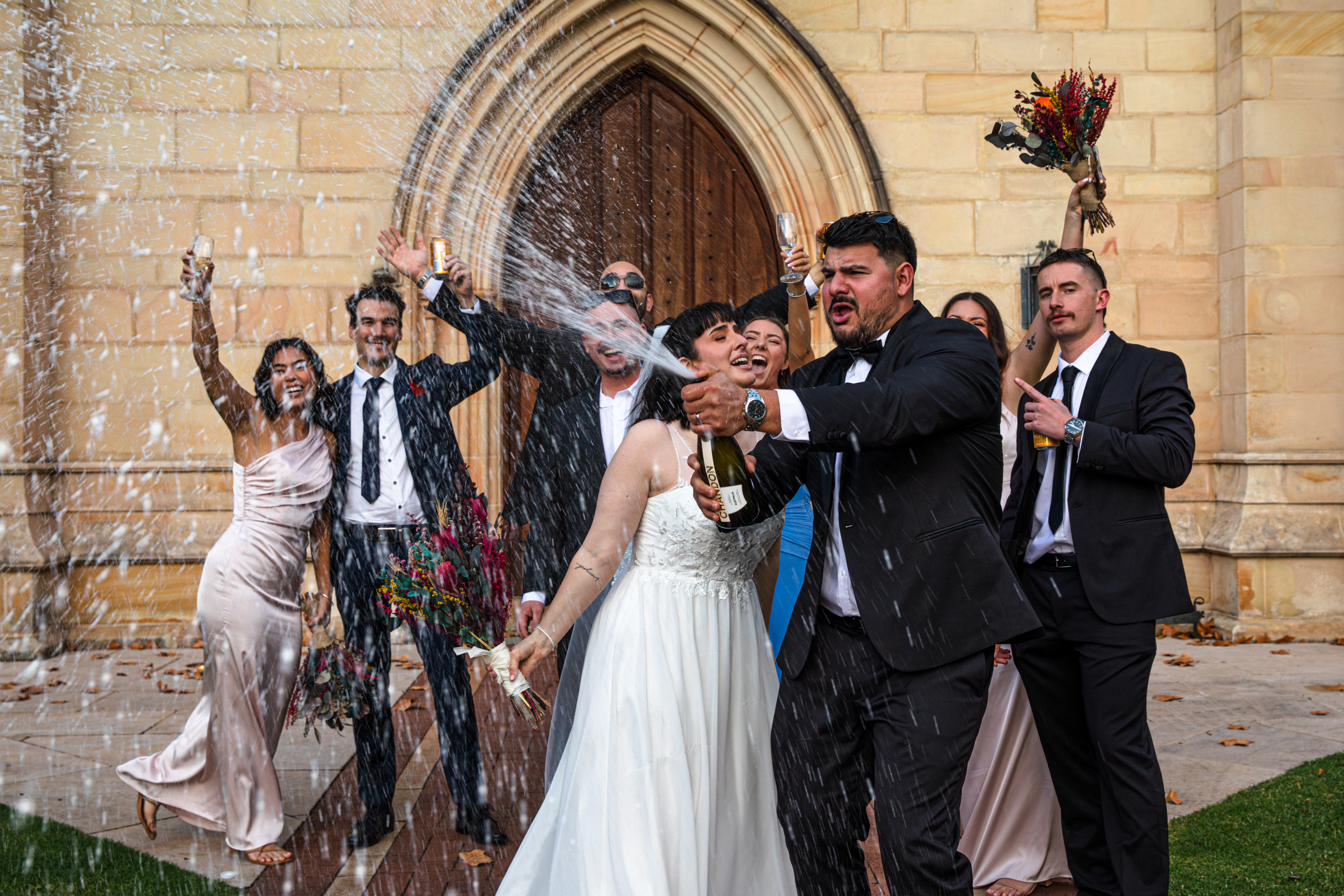 Wedding couple photographed by Jackson Browne in Perth
